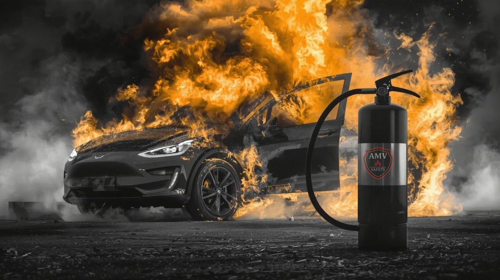 Extincteur batterie lithium