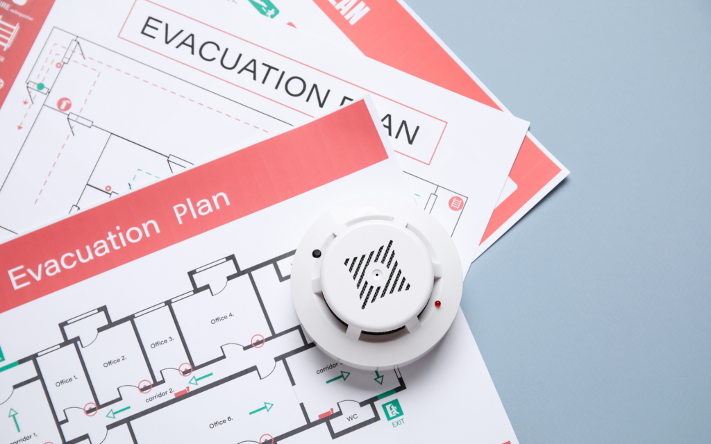 plan évacuation et plan d'intervention pompier