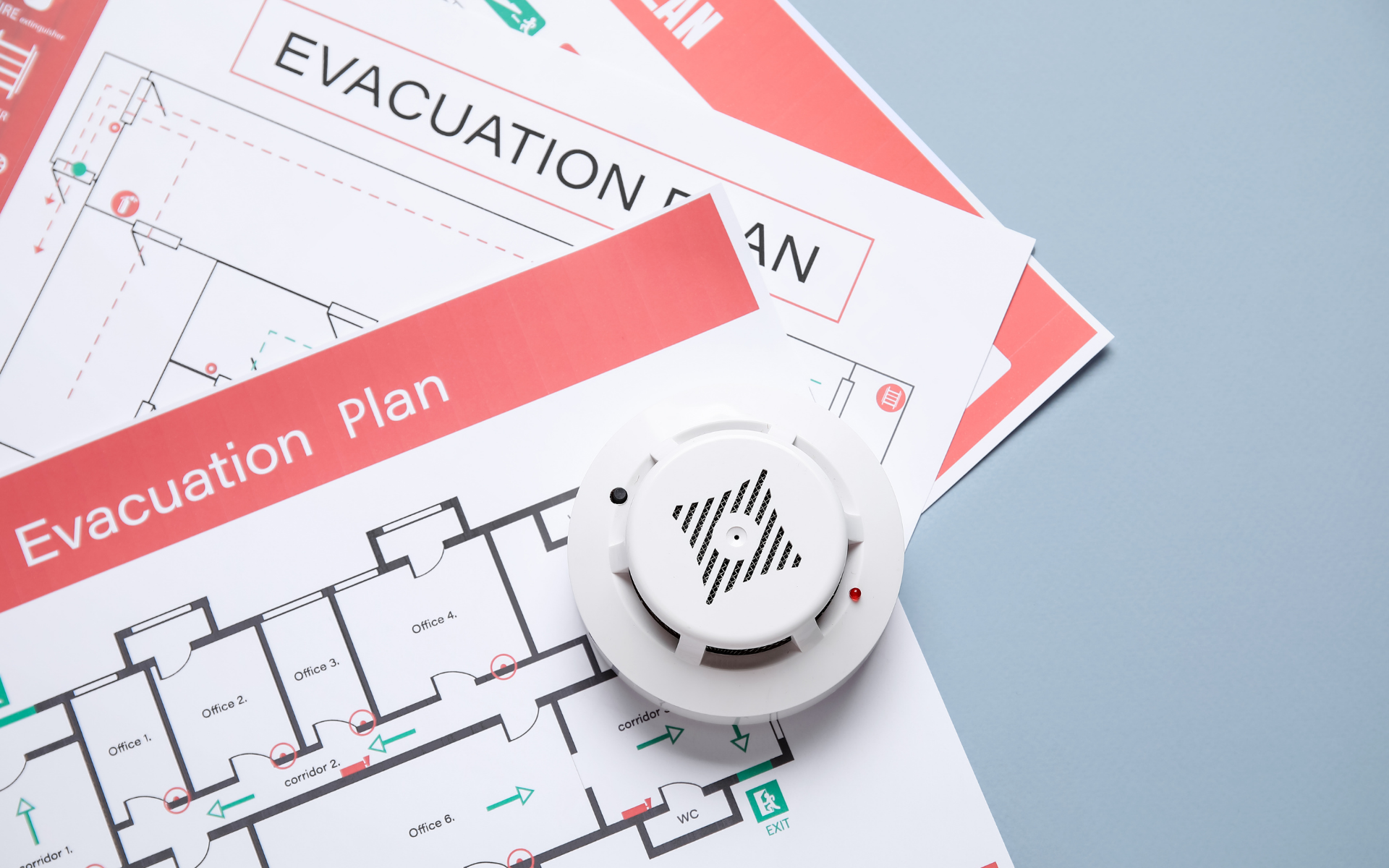 plan évacuation et plan d'intervention pompier